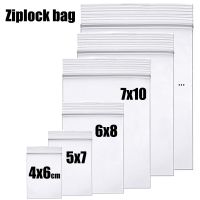 Thick Clear Zip Lock Ziplock Storage Bags Heavy-Duty Transparent Plastic Zip Package Small Jewelry Packing Reclosable Poly Bag Cases Covers