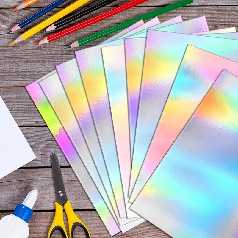 16sheets/pack Mirror Board Sheets Reflective Shiny Poster Board Metallic Foil  Paper Sheets For Arts and Crafts 297x210mm - AliExpress