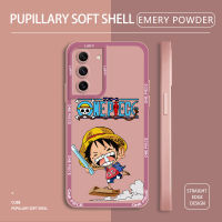 สำหรับ Samsung Galaxy S21 Plus S21 Ultra S21 FE S22 Ultra 5G S20 Plus S20 Ultra S20 FE S10 Plus S10e S9 Plus S8 Plus OnePiece Luffy กรณีโทรศัพท์ กรณีกล้องเต็มรูปแบบซิลิโคนอ่อนนุ่ม TPU กรณีโทรศัพท์กันกระแทก