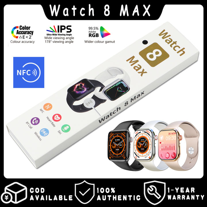 2023-smart-watch-8-max-for-man-woman-nfc-gps-fitness-tracker-sport-bluetooth-call-original-smartwatch-waterproof-for-ios-android-phone-call-series-8-smartwatch-pk-iwo-series-7