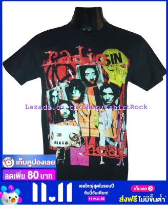 เสื้อวง RADIOHEAD เรดิโอเฮด ไซส์ยุโรป เสื้อยืดวงดนตรีร็อค เสื้อร็อค  RHD934 ถ่ายจากของจริง