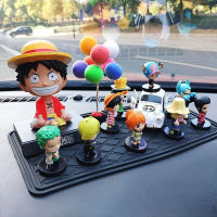 ของแต่งรถ ตกแต่งภายในรถยนต์ ตุ๊กตาหน้ารถ onepiece ลูฟี่ ลูฟี่ช็อปเปอร์เขย่าหัวตุ๊กตารถระดับไฮเอนด์ ตุ๊กตาหน้ารถ