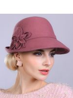 Woman Autumn And Winter Party Formal Hat England Fashion Elengant Irregular 100 Wool Felt Hats