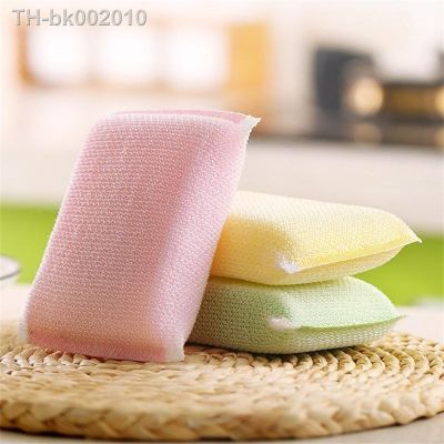 ✁☞❍ Dishwashing Cloth Simple Style Strong Cleaning Ability Practical For Kitchen Non-stick Oil Sponge Eraser New High Quality 1/