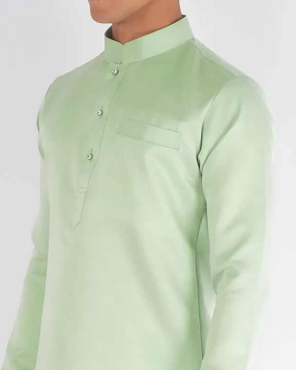 Baju Melayu Mint Green by ADNAA | Lazada