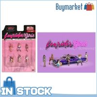 [ของแท้] (มีสินค้า) American Diorama 1:64 Mijo เซ็ตหุ่นจำลอง-Lowrider Girls Ltd ชุด3600