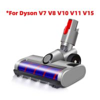 หัวม็อบทำความสะอาดลูกกลิ้งอ่อนไฟฟ้าสำหรับ Dyson V6 V7 V8 V10 V11 V12Slim V15ชิ้นส่วนเครื่องดูดฝุ่นไร้สายสำหรับกระเบื้องปูพื้นพรมเครื่องดูดฝุ่น Acces