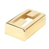 2 Pcs Guitar Pickup Cover Electric Brass Humbucker Pickup Covers Gold for Lollartron Guitar Accessories