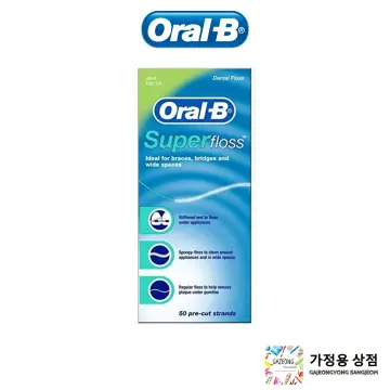 1 x Oral B Super Floss 50 Pre Cut Strands | Ship With Open Box | Flat Pack  