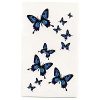 Waterproof Temporary Tattoo Sticker 3D Butterfly Small Body Art Fake Tatto Flash Tatoo Wrist Foot Hand for Girl Women