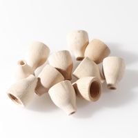 20Pcs/set Unfinished Natural Wood Craft Hat Manual Wooden Toys Dolls Crafts DIY Paint Stain Kids Party Wedding Home Decor