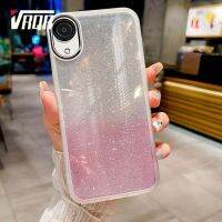 VRQR เคสนิ่มสำหรับ Samsung ปลอกแกน A03เคสมันเงาโทรศัพท์ไล่ระดับสีเป็นประกายเคสเคสแบบแฟชั่นน่ารักพร้อมฝาครอบกล้อง