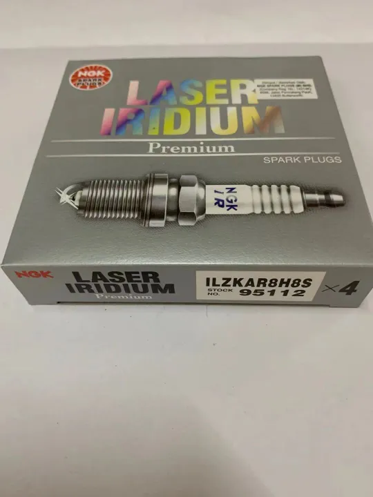 ORIGINAL ILZKAR8H8S (95112) NGK LASER IRIDIUM SPARK PLUG HONDA CIVIC 1.