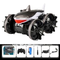 Remote Control Amphibious Car Amphibious Water-resistant RC Car 2.4Ghz Shark