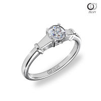 Zilvy  - แหวนวงหญิงเพชรแท้ เพชรน้ำร้อย 0.50 กะรัต (GR660)