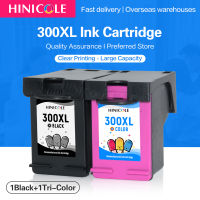 HINICOLE ตลับ300XL Kartrij Dakwat Baru untuk HP 300ตลับหมึก F2410 HP Deskjet F2440 F2476 F4210 F4230 F4235 F4238 F4250 F4240