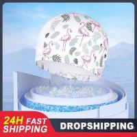 Cute Swimming Nylon Cartoon Children Protection Long Hair Womens Cap Free Size Fashion Men Women Waterproof Cap Swim Pool Hat Swim Caps