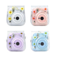 ไหล่กล้องเคสรูปแบบที่มีสีสันกระเป๋ากล้องหนังสำหรับ Fujifilm Instax โพลารอยด์มินิ8 Mini89กระเป๋า