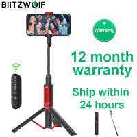 BlitzWolf BW-BS10แบบพกพาบลูทูธเข้ากันได้ S Elfie ติดกับขาตั้งกล้องยืดพับขาตั้งกล้องสำหรับ 11 X สำหรับหัวเว่ย