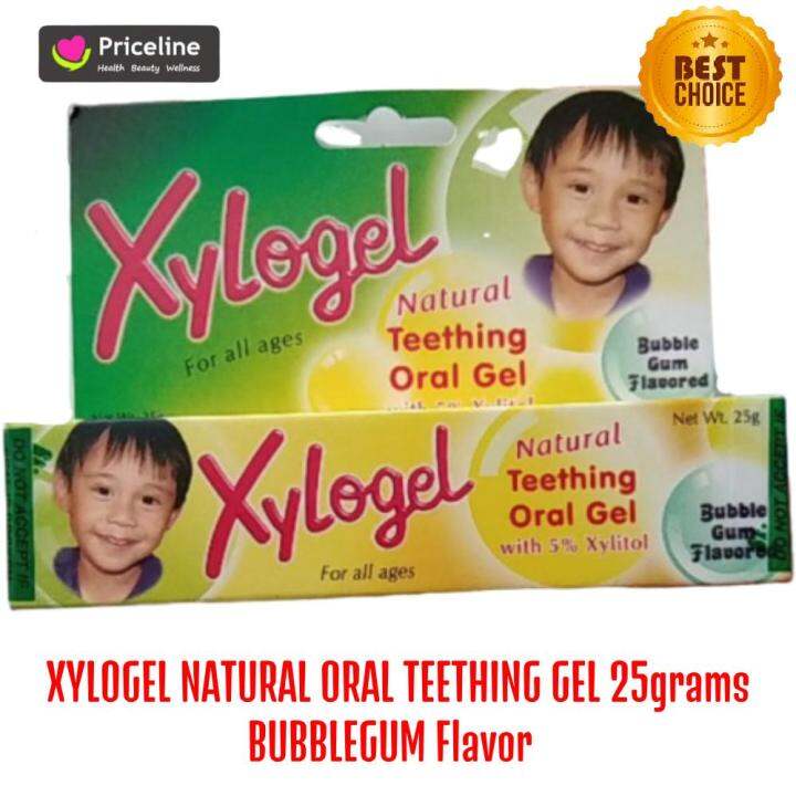 XYLOGEL NATURAL ORAL TEETHING GEL 25 grams bubblegum flavor | Lazada PH