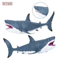 Realistic Marine Animals Megalodon Shark Hammerhead Shark Action Figures Model Collection Educational Toys For Children Gift