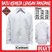 Baju Kemeja Sekolah Putih Lengan Panjang COTTON NILA WHITE เสื้อแขนสั้น ลายแมวดํา ยูนิฟอร์ม