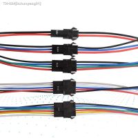 △● Promotion! 10Pairs Long JST SM 2P 3P 4P 5P 6P Plug Male to Female Wire Connector SM2P LED connectors
