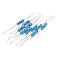 10pcs 3W Metal Film Resistor 9.1R 91R 910R 9.1K 91K 910K 9R1 9.1 91 910 Ohm R K Accuracy 1 Five-Color Ring Resistance 0.1R-910