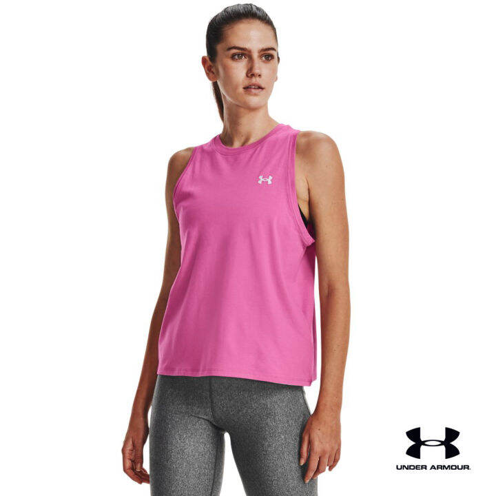 under-armour-ua-womens-essential-cotton-stretch-tank-อันเดอร์-อาร์เมอร์เสื้อออกกำลังกายสำหรับเทรนนิ่ง-สำหรับผู้หญิง