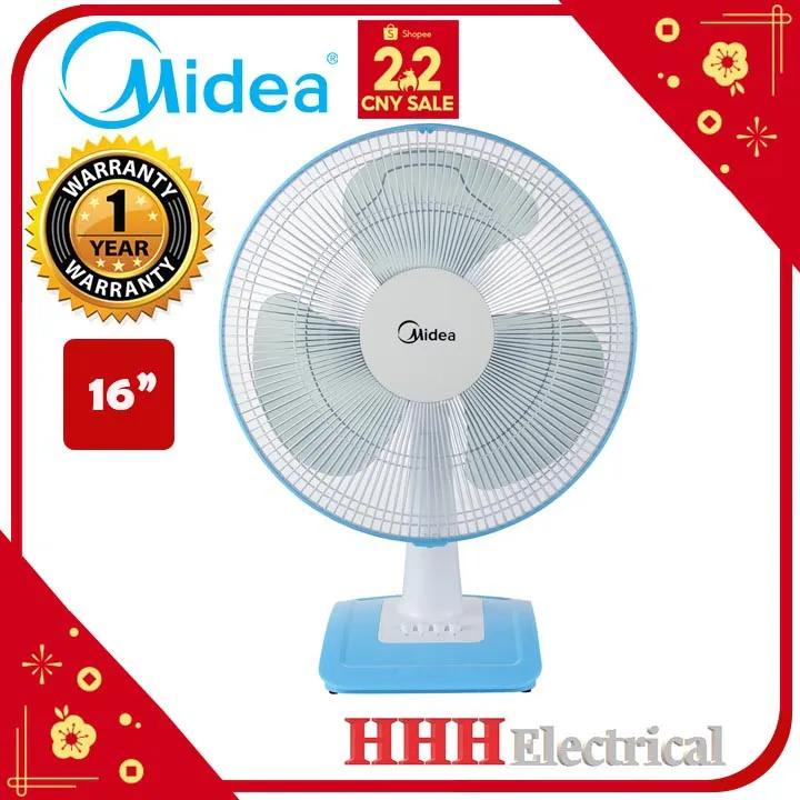 Local Stock Midea 16 Table Fan Mf 16ft17nb Lazada