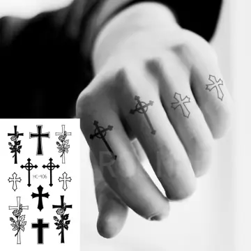 Buy Blessed Cross Temporary Tattoo Online in India  Etsy