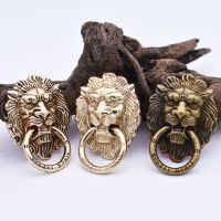 Lion head Finger Ring Holder Full metal retro damper ring handle 360 Degree Mobile Phone Smartphone Stand For All Phone Holder Ring Grip