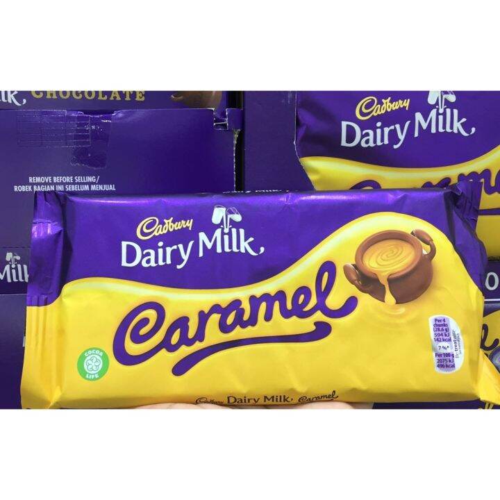In Stock Cadbury Dairy Milk Caramel Bar 200g Lazada PH