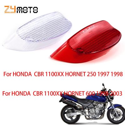 โคมไฟท้ายรถมอเตอร์ไซค์สำหรับฮอนด้า CBR1100XX แตน250 1997 1998แตน600 1998-2003ไฟเบรกหลังอุปกรณ์ตัดไฟเปลือกฝาปิด