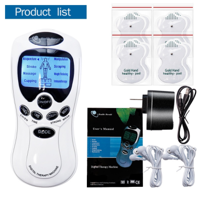 Digital massage machine with 4-8 patches for back, neck, feet, and leg careเครื่องนวดดิจิตอล แพทช์เครื่องนวดหลังคอเท้าดูแลขา