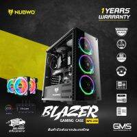 Nubwo เคสคอมพิวเตอร์ รุ่น BLAZER NPC-316 ไฟ RGB แถมพัดลม 3 ตัว ใช้งานง่าย