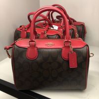 Coach USA ของแท้ 100%  กระเป๋าถือ COACH 32203 SIGNATURE BENNETT SATCHEL