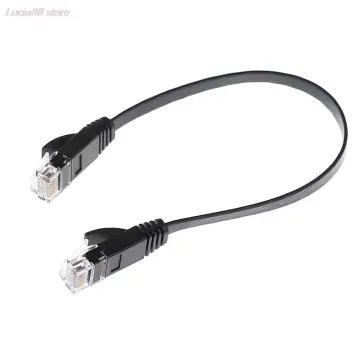 10cm 30cm 50cm CAT5e Ethernet UTP Network Male To Male Cable Gigabit Patch  Cord RJ45 Twisted