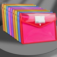 A4 Thickendocument Bag Snap Button Bag Drawing Paper Simple Data File Painting Work Storage Bag Large Information Bag Stationery