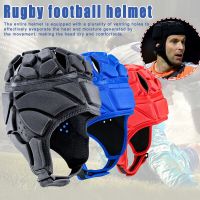 Professional Kids Adult Rugby Soccer Goalkeeper Baseball Helmet Thick EVA Goalie Head Protector Cap Outdoor Sports Accessories