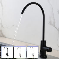 Kitchen Faucets Direct Drinking Tap Black Matte Stainless Steel kitchen Water Filter Tap RO Purify System Reverse Osmosis