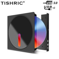 Longshengshangmao Titric External DVD Player USB3.0 Type C Drive Burner Reader ออปติคัลไดรฟ์สำหรับ Dvd