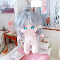 20cm Grey Hair Cute dolls Blue Green Eyes DaHyun Tzuyu Momo Winter Ningning Jungkook Jimin Plush Stuffed Idol Dolls Fans Birthday Gift