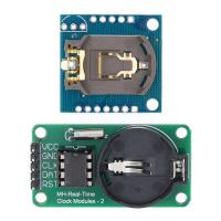 DS1302 โมดูลนาฬิกาแบบเรียลไทม์ CR2032 I2C RTC DS1307 AT24C32 โมดูลนาฬิกาแบบเรียลไทม์สําหรับ AVR ARM PIC ไม่มีแบตเตอรี่