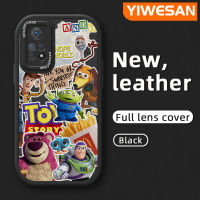 YIWESAN เคสสำหรับ Xiaomi Redmi โน๊ต11 Pro Note 11 SE Note 10T Note 11E Pro 5G เคสการ์ตูนทอยสตอรี่ดีไซน์ใหม่เคสโทรศัพท์มีลายนุ่มหนังฝาปิดด้านหลังเลนส์เต็มรูปแบบเคสป้องกันกล้องกันกระแทก