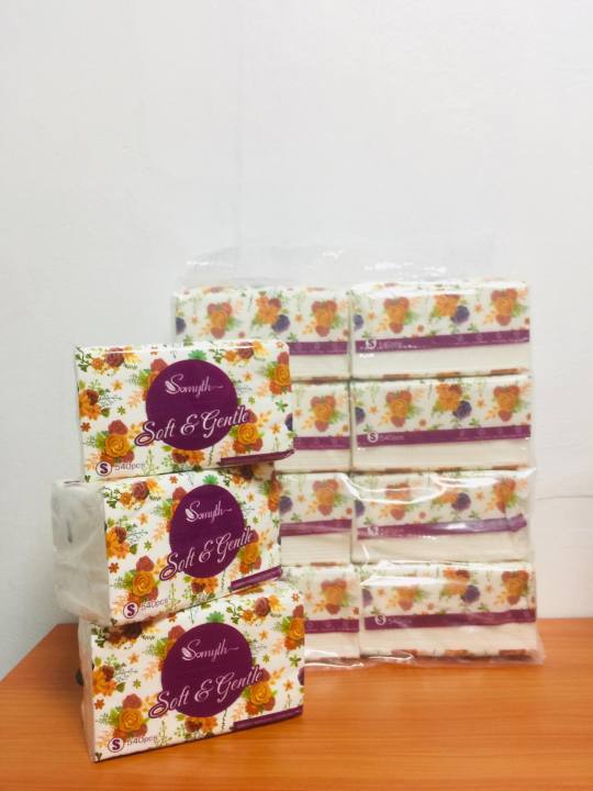 540 sheets SOMYTH Facial Tissue New Packaging 8pcs in a pack | Lazada PH