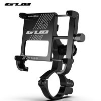 GUB PLUS 11 Aluminum Bicycle Phone Holder For 3.5-6.8 inch Smartphone Adjustable Support GPS Bike Phone Stand Mount cket