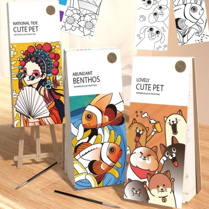 1pc Cartoon Drawing Paper For Kids' Doodling And Coloring