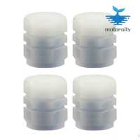 ฝาครอบก้านเรืองแสงวาล์วยาง Caps Universal Valves Nozzles (4Pcs Blue)