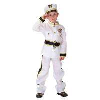 ลดราคาโละสต็อค Clearance sale แฟนซีคอสตูมทหารเรือสีขาวสุดเท่ Marine boy costume fancy สินค้าคุณภาพดีมาแบบครบเซ็ท ชุดอาชีพช่วยเสริมสร้างจินตนาการ ความรับผิดชอบและสร้างแรงบันดาลใจให้กับเด็กๆ ใช้ใส่ไปงานโรงเรียน งานปาร์ตี้ต่างๆ เหมาะกับเด็กสูง 110 - 140 cm.